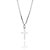 PINGENTE MASCULINO PRATA 925 CRUZ LISA. MED 2,2CM ROMMANEL 840285 - Imagem 2
