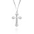 MAXI PINGENTE MASCULINO PRATA 925 CRUZ COM ZIRCÔNIAS. MED 5CM ROMMANEL 840273 - Imagem 2