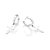 ARGOLA MASCULINA PRATA 925 CRUZ LISA PENDURADA. MED 2,6CM ROMMANEL 820271 - Imagem 2