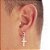 ARGOLA MASCULINA PRATA 925 CRUZ LISA PENDURADA. MED 2,6CM ROMMANEL 820271 - Imagem 4