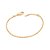 PULSEIRA INFANTIL MASCULINA FOLHEADO A OURO ELO CADEADO. MED 16CM ROMMANEL 552209 - Imagem 1