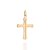 PINGENTE MASCULINO FOLHEADO A OURO CRUZ VAZADA. MED 4,20CM ROMMANEL 542952 - Imagem 2