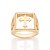 MAXI ANEL MASCULINO FOLHEADO A OURO CHEVALIER COM CRUZ ROMMANEL 513586 - Imagem 2