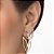 BRINCO FLOR TULIPA FOLHEADO A OURO. MED 4,1CM ROMMANEL 527508 - Imagem 4