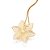 MAXI PINGENTE FLOR VAZADA FOLHEADO A OURO. MED 5,30CM ROMMANEL 542957 - Imagem 1
