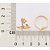 ANEL SKINNY FLOR TULIPA FOLHEADO A OURO COM ZIRCÔNIAS ROMMANEL 513588 - Imagem 3