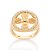 ANEL BOHO COM FLOR FOLHEADO A OURO COM ZIRCÔNIAS ROMMANEL 513590 - Imagem 2