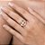 ANEL BOHO COM FLOR FOLHEADO A OURO COM ZIRCÔNIAS ROMMANEL 513590 - Imagem 4
