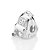 BERLOQUE PASSANTE PRATA 925 MOCHILA COM ZIRCÔNIA LILÁS. MED 1,5CM ROMMANEL 840175 - Imagem 1