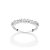 ANEL SKINNY PRATA 925 CORAÇÕES COM ZIRCÔNIAS ROMMANEL 810366 - Imagem 1