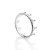 ANEL SKINNY PRATA 925 COROA ROMMANEL 810376 - Imagem 2