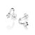 ARGOLA PRATA 925 COM ZIRCÔNIAS. MED 1,7CM ROMMANEL 820275 - Imagem 2