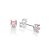 BRINCO SOLITÁRIO PRATA 925 COM ZIRCÔNIA ROSA CLARO. MED 0,50CM ROMMANEL 820277 - Imagem 1