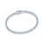 PULSEIRA RIVIERA PRATA 925 COM ZIRCÔNIAS AZUL CLARO. MED 17CM ROMMANEL 850102 - Imagem 1