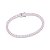 PULSEIRA RIVIERA PRATA 925 COM ZIRCÔNIAS ROSA CLARO. MED 17CM ROMMANEL 850103 - Imagem 1