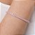 PULSEIRA RIVIERA PRATA 925 COM ZIRCÔNIAS ROSA CLARO. MED 17CM ROMMANEL 850103 - Imagem 3