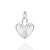 PINGENTE PRATA 925 CORAÇÃO CADEADO COM ZIRCÔNIAS. MED 2,3CM ROMMANEL 840260 - Imagem 1