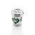 BERLOQUE PASSANTE PRATA 925 COPO DE CAFÉ COM RESINA VERDE. MED 1CM ROMMANEL 840266 - Imagem 1