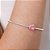 BERLOQUE PASSANTE PRATA 925 DONUTS COM RESINA ROSA. MED 1,1CM ROMMANEL 840267 - Imagem 3