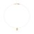 GARGANTILHA FIO DE NYLON FOLHEADO A OURO NOSSA SENHORA APARECIDA. MED 40/42CM ROMMANEL 532574 - Imagem 1