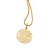 PINGENTE MEDALHA SÃO BENTO FOLHEADO A OURO. MED 3CM ROMMANEL 542860 - Imagem 2