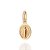 PINGENTE MEDALHA OVAL FOLHEADO A OURO NOSSA SENHORA DAS GRAÇAS. MED 2,20CM ROMMANEL 542867 - Imagem 1