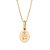 PINGENTE MEDALHA OVAL FOLHEADO A OURO NOSSA SENHORA DAS GRAÇAS. MED 2,20CM ROMMANEL 542867 - Imagem 2