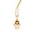 PINGENTE JESUS CRISTO FOLHEADO A OURO COM APLIQUE DE RESINA. MED 2,3CM ROMMANEL 542908 - Imagem 2