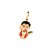 PINGENTE SANTO EXPEDITO FOLHEADO A OURO COM APLIQUE DE RESINA. MED 2,3CM ROMMANEL 542909 - Imagem 1