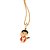 PINGENTE SANTO EXPEDITO FOLHEADO A OURO COM APLIQUE DE RESINA. MED 2,3CM ROMMANEL 542909 - Imagem 2