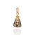 PINGENTE NOSSA SENHORA APARECIDA FOLHEADO A OURO COM APLIQUE DE RESINA. MED 2,3CM ROMMANEL 542910 - Imagem 1