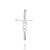 PINGENTE CRUZ ESCRITO JESUS PRATA 925 COM ZIRCÔNIAS. MED 3,1CM ROMMANEL 840098 - Imagem 1