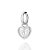 PINGENTE SOLITÁRIO PRATA 925 CORAÇÃO COM ZIRCÔNIA. MED 1,5CM ROMMANEL 840245 - Imagem 1