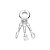 BERLOQUE PRATA 925 TALHERES. MED 2,5CM ROMMANEL 840257 - Imagem 1