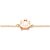 PULSEIRA FOLHEADO A OURO GATA MARIE COM APLICAÇÃO DE RESINA. MED 16CM ROMMANEL 552215 - Imagem 2