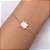 PULSEIRA FOLHEADO A OURO GATA MARIE COM APLICAÇÃO DE RESINA. MED 16CM ROMMANEL 552215 - Imagem 4