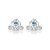 BRINCO PRATA 925 CARRUAGEM COM ZIRCÔNIA. MED 0,9CM ROMMANEL 820285 - Imagem 1