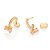 ARGOLA FOLHEADO A OURO LAÇO COM ZIRCÔNIAS. MED 1,5CM ROMMANEL 527536 - Imagem 1