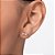 BRINCO FOLHEADO A OURO LAÇO COM ZIRCÔNIAS. MED 0,7CM ROMMANEL 527535 - Imagem 4
