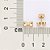 BRINCO INFANTIL FOLHEADO A OURO LAÇO COM PÉROLAS. MED 0,9CM ROMMANEL 527525 - Imagem 3
