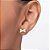 BRINCO INFANTIL FOLHEADO A OURO LAÇO COM PÉROLAS. MED 0,9CM ROMMANEL 527525 - Imagem 4