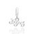 PINGENTE PRATA 925 JESUS. MED 1,6CM ROMMANEL 840286 - Imagem 1