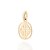 PINGENTE FOLHEADO A OURO OVAL CRUZ VAZADA. MED 2,2CM ROMMANEL 542975 - Imagem 1