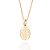 PINGENTE FOLHEADO A OURO OVAL CRUZ VAZADA. MED 2,2CM ROMMANEL 542975 - Imagem 2