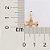PINGENTE FOLHEADO A OURO ESCRITO JESUS. MED 1,6CM ROMMANEL 542961 - Imagem 3