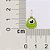 PINGENTE PRATA 925 MIKE WAZOWSKI MONSTROS S.A. COM APLICAÇÃO DE RESINA. MED 2CM ROMMANEL 840278 - Imagem 3