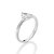 ANEL SKINNY PRATA 925 CARRUAGEM COM ZIRCÔNIAS ROMMANEL 810373 - Imagem 2