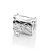 BERLOQUE PRATA 925 BAÚ COM BORBOLETA. MED 1CM ROMMANEL 840191 - Imagem 1