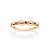 ANEL SKINNY FOLHEADO A OURO COM ZIRCÔNIAS COLORIDAS ROMMANEL 513554 - Imagem 2