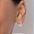 ARGOLA PRATA 925 RETANGULAR. MED 1,6CM ROMMANEL 820239 - Imagem 4